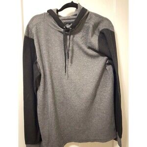Blue Gear Hoody Light‎ & Dark Grey Size Large Waffle Print